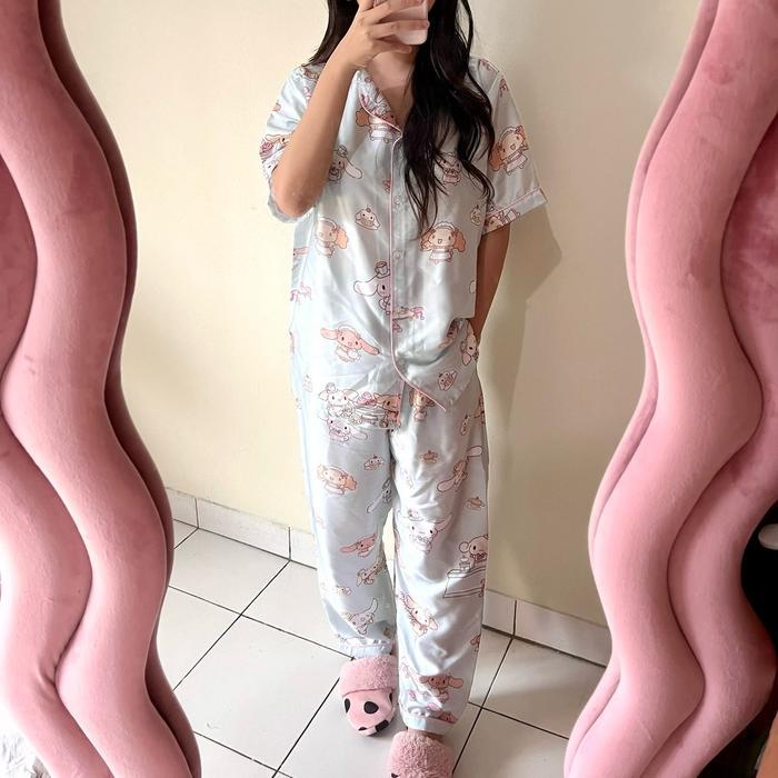 Gambar Viral Lazy Days - Piyama Tencel Celana Panjang [Sleepy Vol 2] Organic Silk Wanita Murah - Cn bakery dari ainurcellx undefined Tokopedia