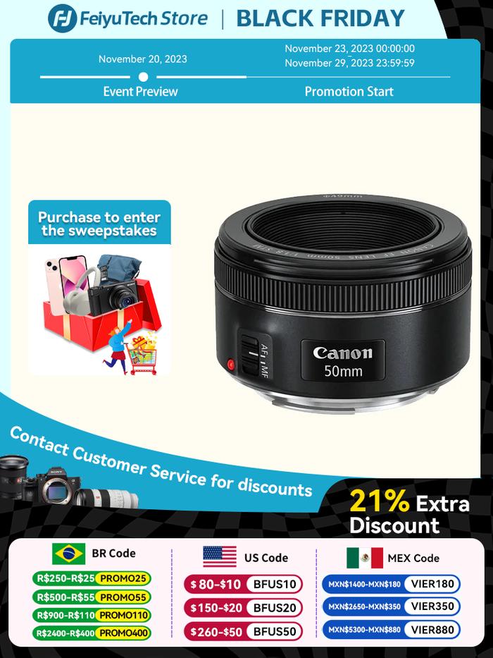 Canon Ef 50mm F18 Stm Dslr Slr Camera Lens For Eos 5d 6d Mark Iv Iii Ii 90d  80d 70d 60d 850d 800d 250d Rebel Sl3 - Main Image
