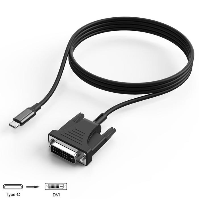 HOT Usb C Thunderbolt To Dvi Cable Jual 2M USB C To DVI