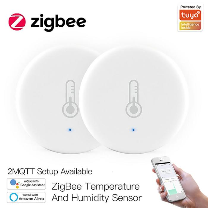 Jual Tuya Zigbee Smart Temperature And Humidity Sensor Indoor