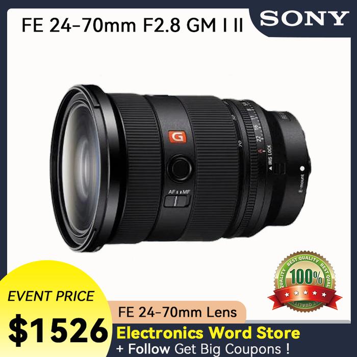 Sony Fe 24-70mm F28 Gm Ii I Sel2470gm2 G Master Full Frame Large Aperture  Mirrorless Camera Lens For A7 Sel24 70 Gm Ii F28