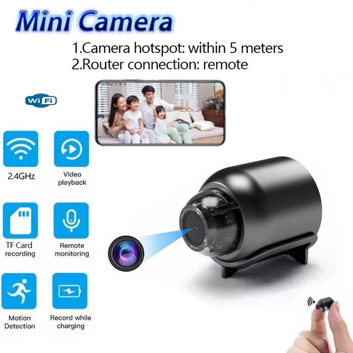 Mini Wifi Camera Hd 1080p Small Body Cam Home Security Night Vision Baby  Monitor Sport Dvr Surveillance Camcorder Video Recorder