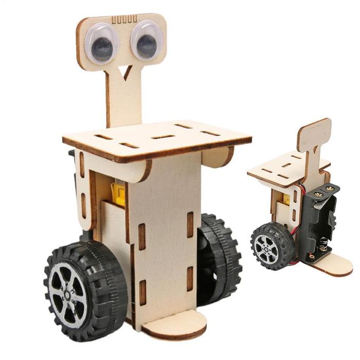 Jual Robot Building Block Set Wooden Snap Food Delivery Robot