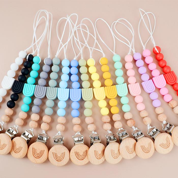 Jual Baby Beech Pacifier Clip Baby Anti-drop Pacifier Chain