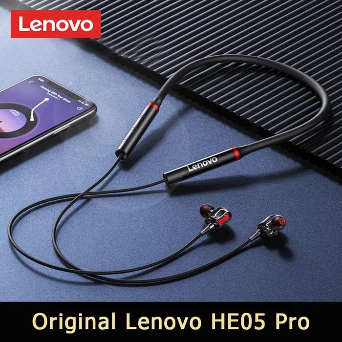 Jual Original Lenovo HE05 Pro TWS Wireless Earphone Bluetooth