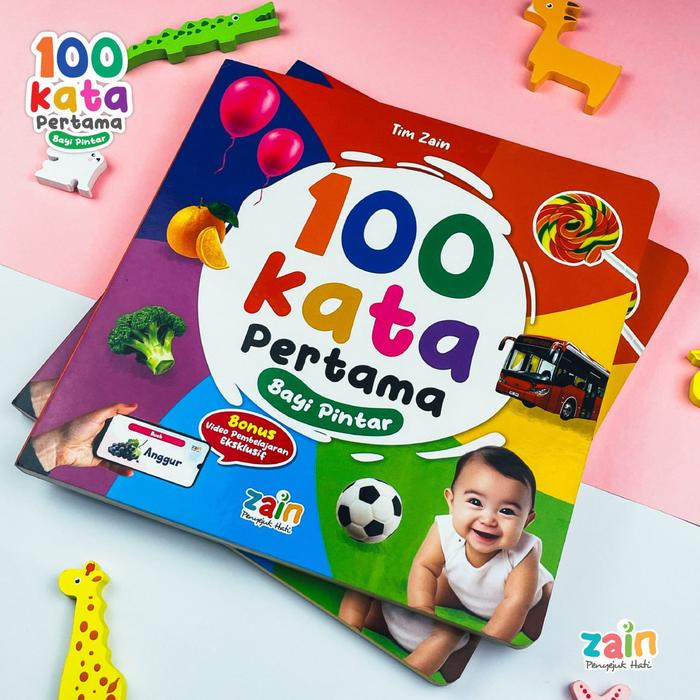 Gambar Buku Bayi Pertamaku Baby Book Ziyad - 100 KATA ZAIN dari Terrabookstore undefined Tokopedia