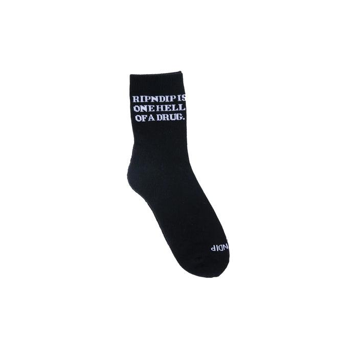 Gambar RIPNDIP - Hell Of A Drug Mid Socks - O/S, BLACK dari Salehood ID undefined Tokopedia