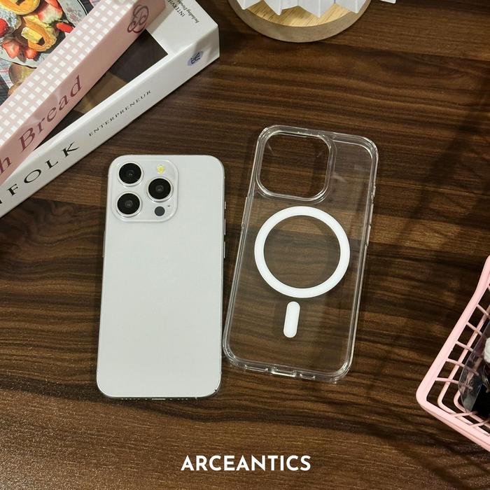 Gambar ARCEANTICS - [Premium] IPhone Clear Case with MagSafe 14 15 16 Plus Pro Max - 14 dari Arceantics undefined Tokopedia