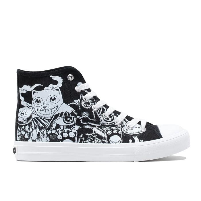 Gambar RIPNDIP - Dark Twisted Fantasy High Top Shoes Ripndip - US 9, BLACK dari Salehood ID undefined Tokopedia