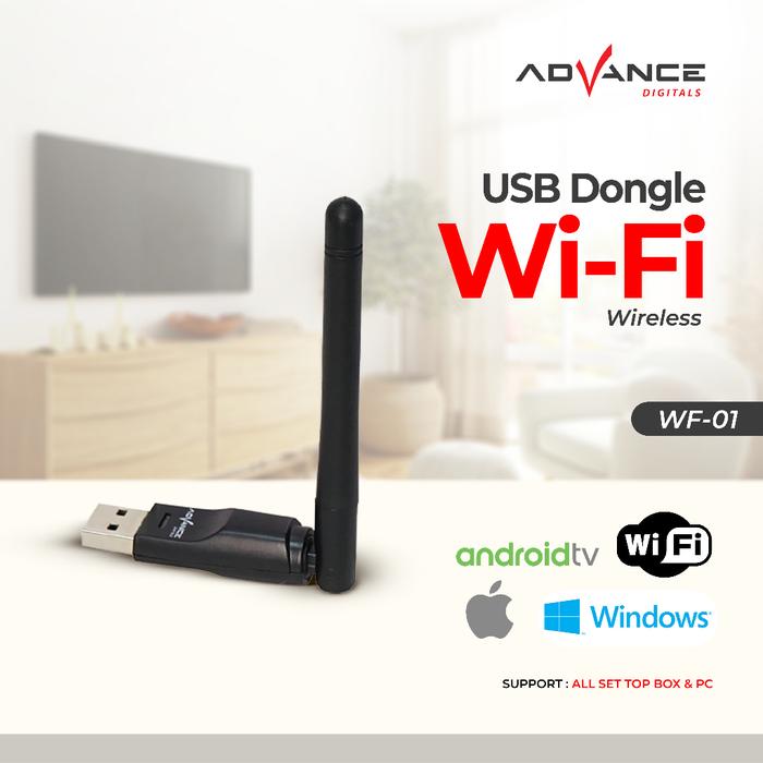 Gambar REKOMENDASI WIFI DONGLE USB WIRELESS ADAPTER RECEIVER WF-01 KOMPUTER PC LAPTOP SET TOP BOX 150MBPS ORI dari STARLIGHT.COM undefined Tokopedia