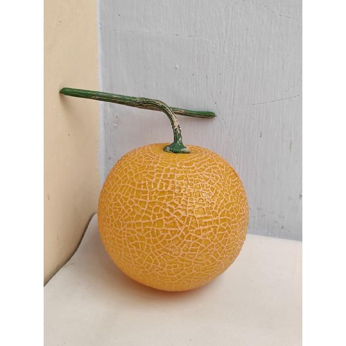 Gambar Baru Buah Artificial Replika Durian Melon Pisang Plastik - MELON KUNING dari HOuseOFBong undefined Tokopedia