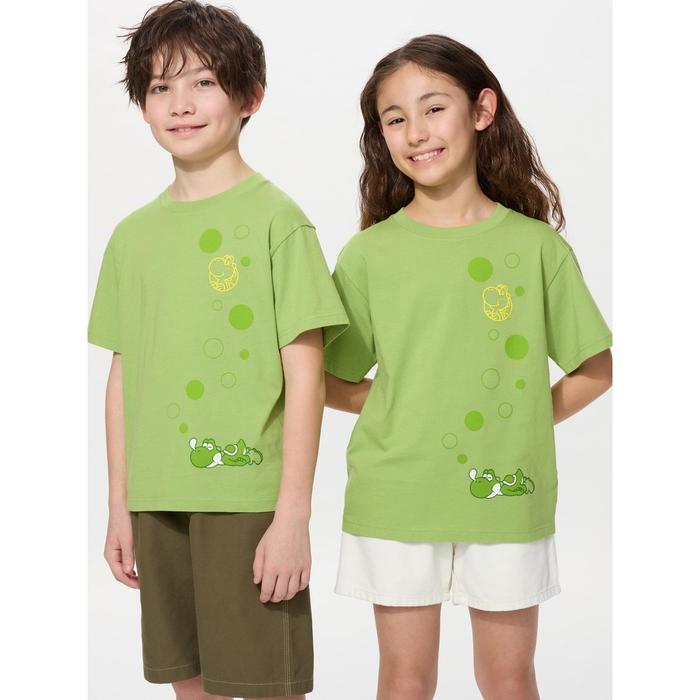 Gambar Uniqlo KIDS UT Archive Lengan Pendek (Super Mario) 04 - 54 GREEN, 4-5Y (110cm) dari UNIQLO LifeWear undefined Tokopedia