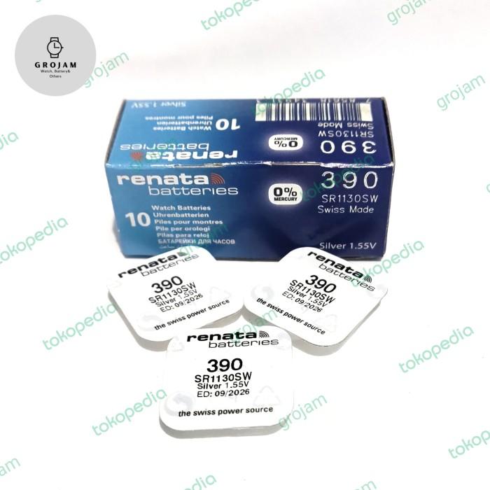 Jual BATERAI RENATA 390 RENATA SR1130SW RENATA 1130 RENATA SR1130