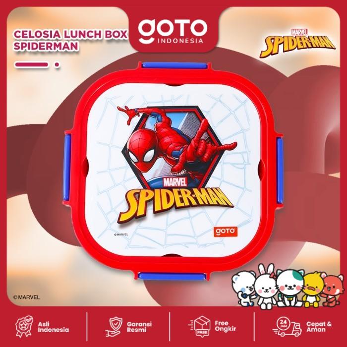 Gambar Goto Celosia X Disney Lunch Box Kotak Bekal Tempat Makan Anak Sekolah - SPIDERMAN dari Goto.Indonesia undefined Tokopedia