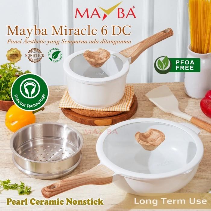 Gambar Panci Set Bayi Mpasi 1 Set Black Granit Asli Mayba Flower Balita Pan Tbk - MIRACLE DC 6PC dari Arethaax undefined Tokopedia