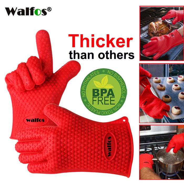 Jual WALFOS Piece Food Grade Cooking Baking BBQ Glove Heat