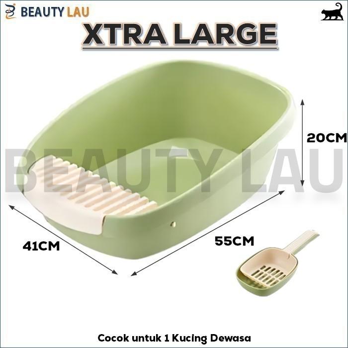 Gambar CAT LITTER BOX KUCING JUMBO TEMPAT PUP KUCING LITER BOX BAK PUP KUCING - Hijau dari Beauty Lau undefined Tokopedia