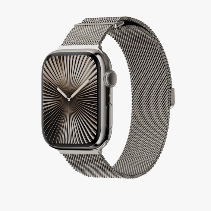 Gambar Strap Apple Watch Ultra 2 49mm MagEasy Milanese Stainless Steel Watch Loop - Natural, 49/46/45/44mm dari Primary Cares Official undefined Tokopedia