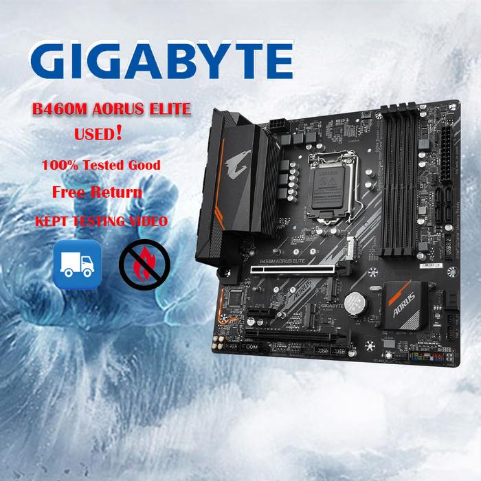 Jual Gigabyte GA B460M AORUS ELITE Micro-ATX Intel B460 DDR4