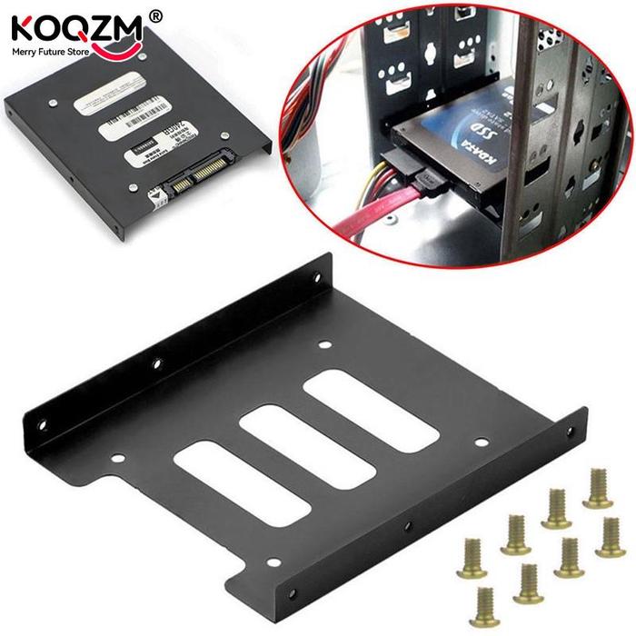 Jual inch to inch SSD HDD Adapter Bracket Metal Mounting