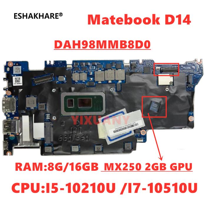 Motherboard Ram Huawei Matebook D 14 Amd Ryzen Huawei Matebook D14