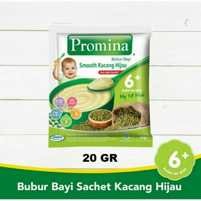 Gambar Promina Bubur Bayi 6m+ SACHET 20gr - Promina Bubur MPASI Bayi - Kacang Hijau dari Pumpkin Babies undefined Tokopedia