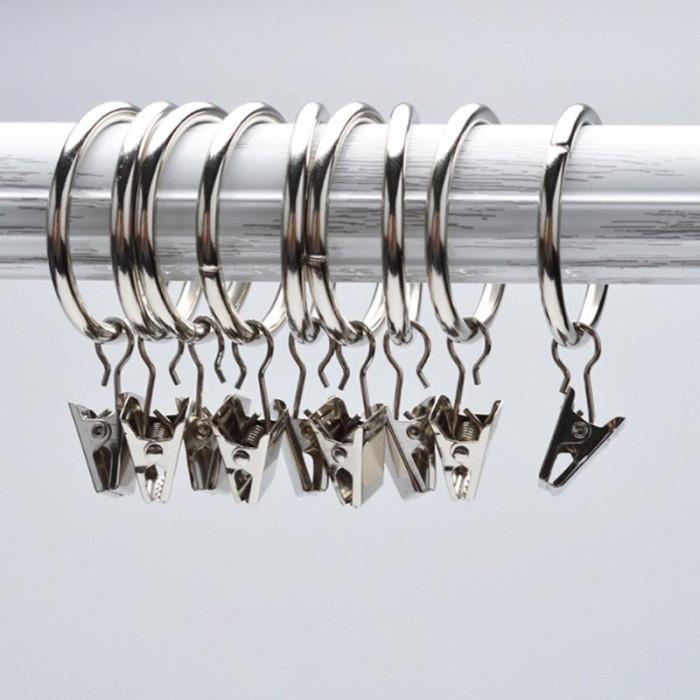 Gambar Ring pipa gorden/curtain rail ring/cincin rel gorden klip pengait - perak dari PIKTOKO-TK undefined Tokopedia