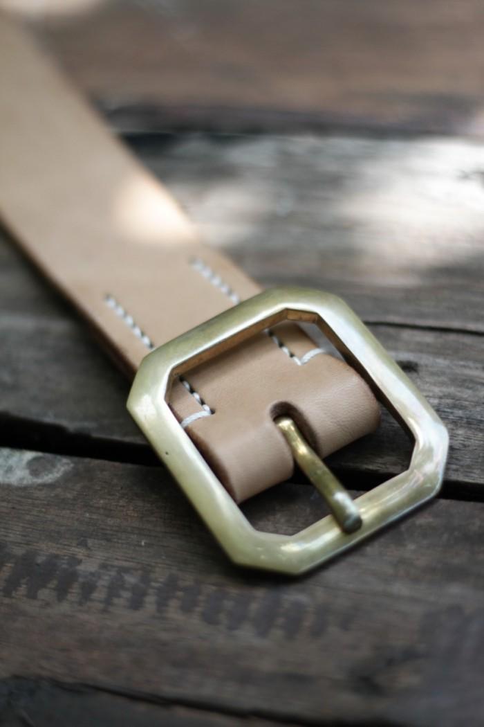 Gambar Leather Belt Type II / Ikat Pinggang Kulit Laki-laki Gold Sabuk Male Gesper Vegtan - Natural, 37 dari Keizo Leather undefined Tokopedia