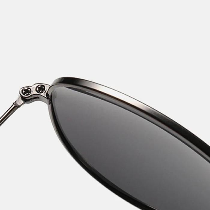 Jual CLASSIC PILOT POLARIZED SUNGLASSES MEN LUXURY METAL BLACK