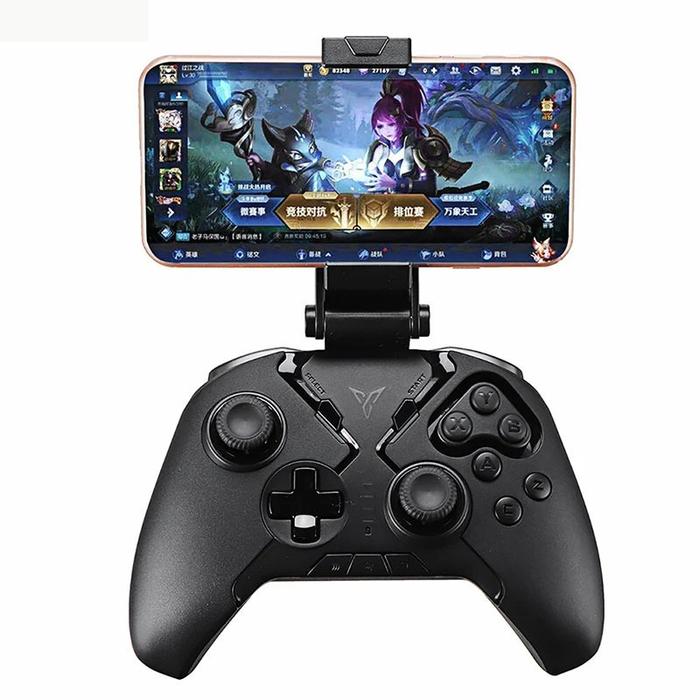 Apex Series Bluetooth-compatible Pubg Mobile Moba Wireless Game  Controller With Phone Holder Gamepad Pc Android Tablet