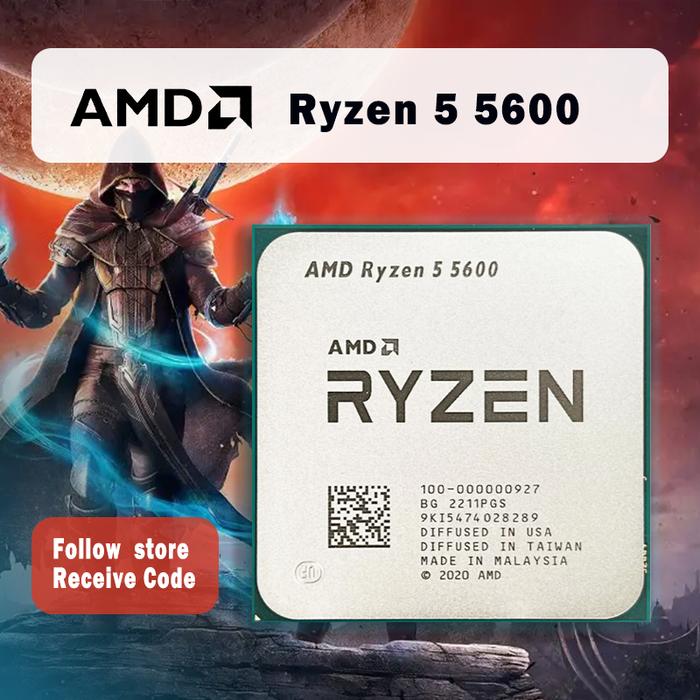 AMD Ryzen 5 5600 CPU 6コア 12スレッド New 【公式通販】
