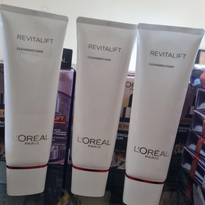 Gambar READY - Loreal Revitalift Cleansing Foam sabun cuci muka loreal - putih 125ml dari Yukaasold1 undefined Tokopedia