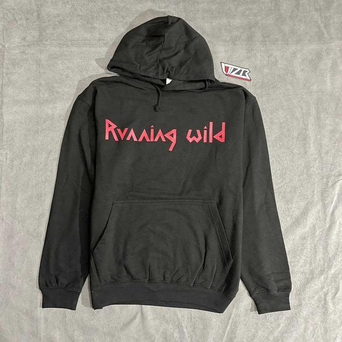 Jual Hoodie Band Official RUNNING WILD UNDER JOLLY ROGER - Technical View