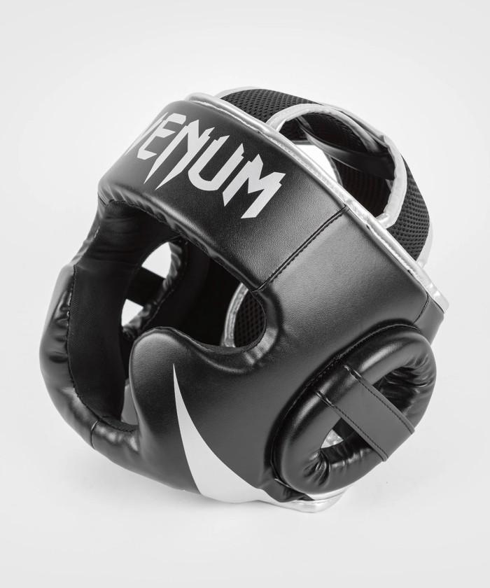 Gambar PREMIUM VENUM CHALLENGER HEADGEAR PELINDUNG KEPALA - BLACK SILVER  dari Gunung Gandrung shop undefined Tokopedia