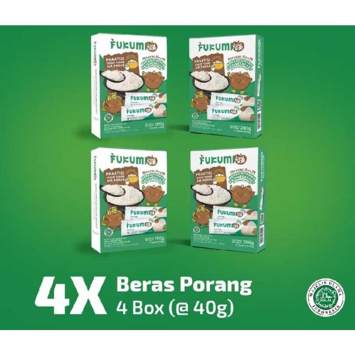 Gambar FUKUMI Beras Porang Sachet 4 Box beras porang - 4 BOX dari mblvin store undefined Tokopedia