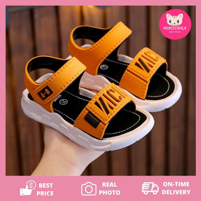 Gambar (sandal anak /sandal lebaran anak2)) [cod] puncak 5.5 princesskyla - dari sandal priawanita-1 undefined Tokopedia