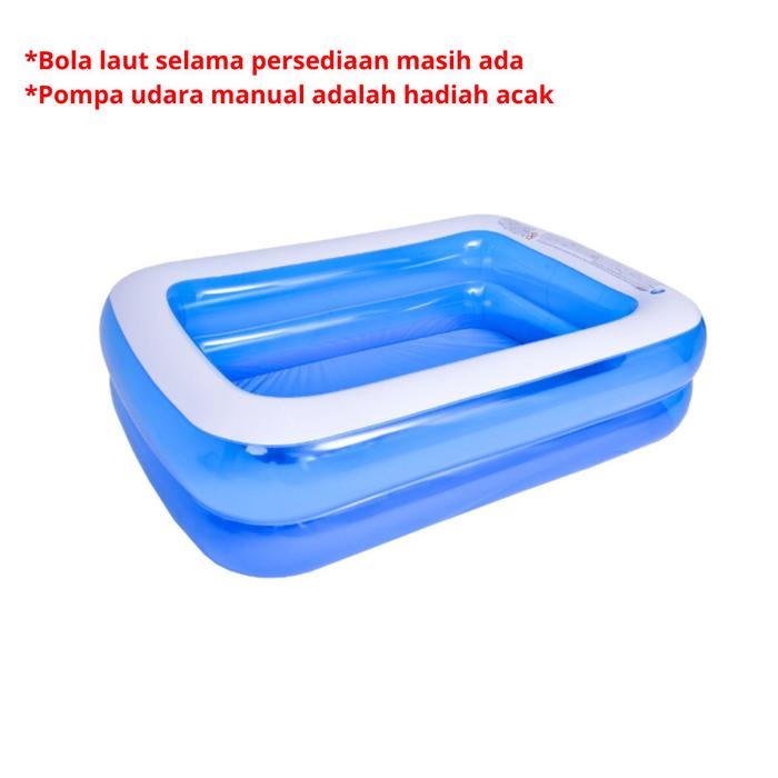 Gambar Bosskolam【Beli 1 Dapat 7！】Kolam Renang Anak dan Bayi jumbo Tiup Karet Besar Family Inflatable Swimming Pool Luar Ruangan 305cm/260cm/200cm kolam renang anak jumbo petak karet bahan tebal 2.1M kolamrenang anak besar murah Inflatable Swimming - 2m200x140x30cm dari Suryadistorw541 undefined Tokopedia