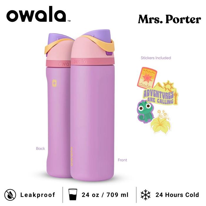 Gambar Owala FreeSip 24-Ounce (709ml) Insulated Stainless-Steel Water Bottle - Cinderella - Rapunzel dari KIN KITCHENN undefined Tokopedia