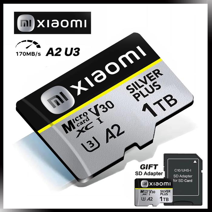 Xiaomi Micro Tf Sd Card High Speed Memory Card 256gb 512gb 1tb Cartao De  Memoria 128gb Flash Memory Tf Cards For Table Pc Camera