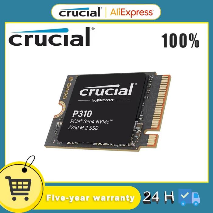 Crucial P310 1tb 2tb M2 2230 Nvme Pcie Gen4 Internal Ssd Compatible With  Steam Deck Asus Rog Ally Msi Claw Microsoft Surface