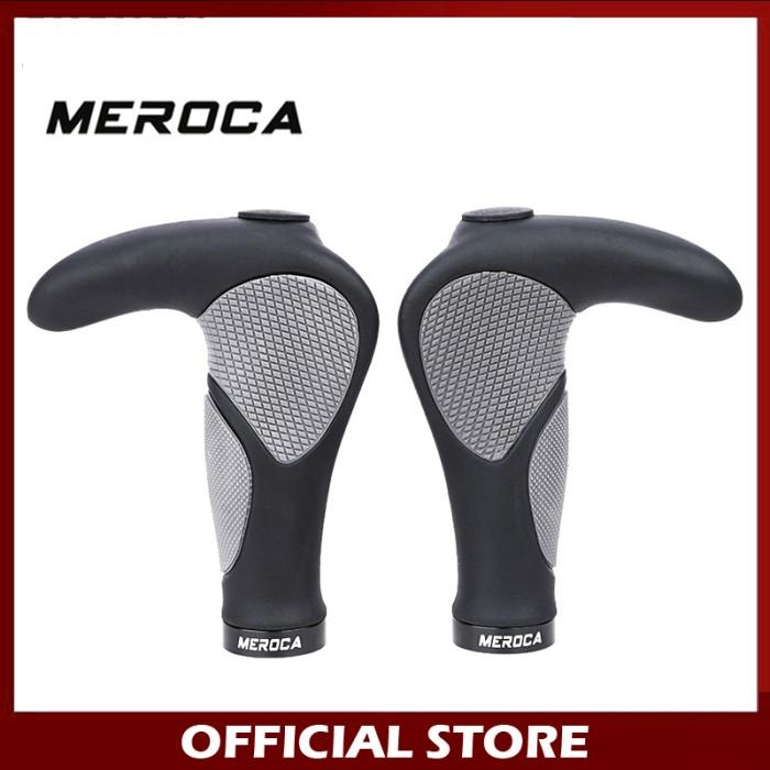 Jual PREMIUM Meroca Hand Grip Sepeda Handgrip Tanduk Grip Lock