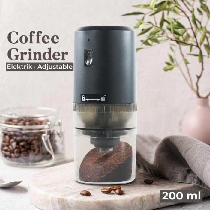 Jual Penggiling Biji Kopi Elektrik Portable Coffee Bean Grinder
