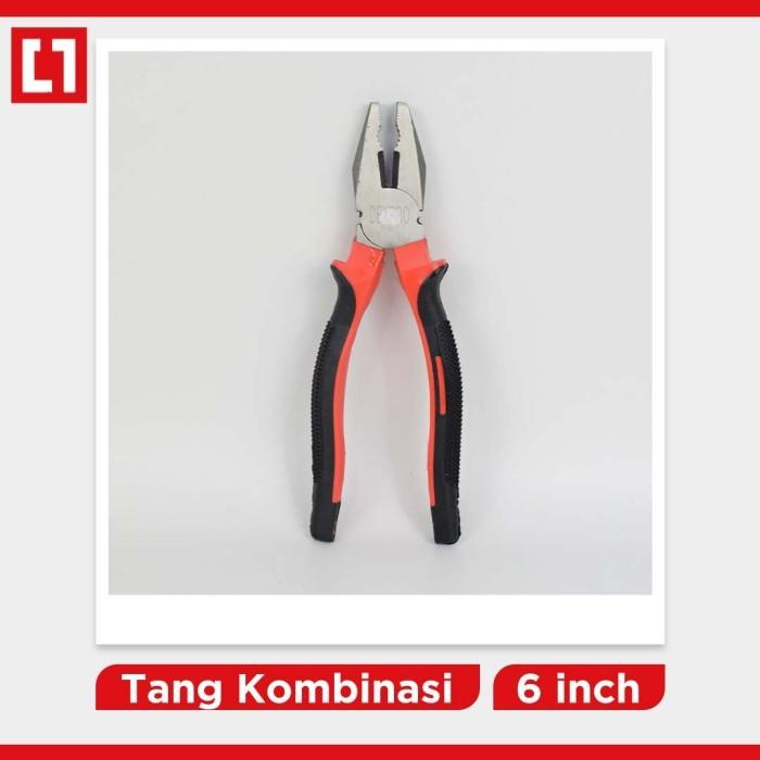 Gambar DEXPRO Tang Kombinasi dan Tang Potong 6" 7" - Kombinasi 6" dari Satu Kotak undefined Tokopedia