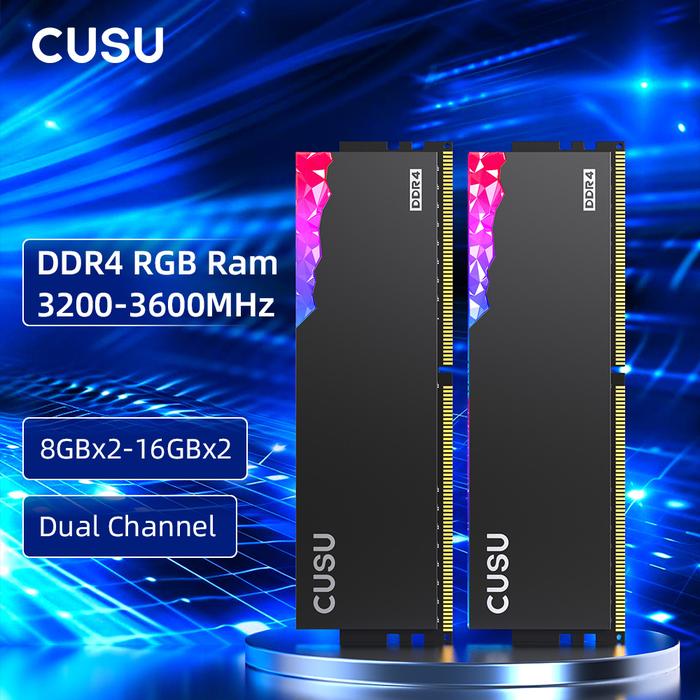 Jual CUSU Memoria Ram DDR4 16gb 3200gb 3600mhz Rgb DDR4 8gb 288pin
