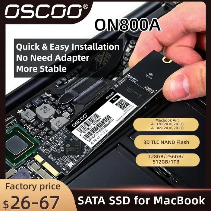 Jual OSCOO SSD for Apple Macbook Air A1370 A1369 2010 2011 EMC