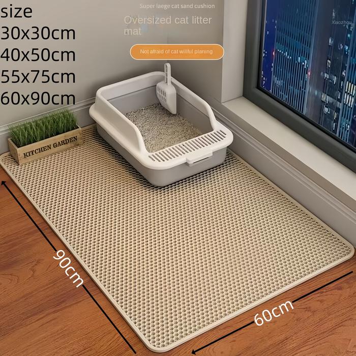 Jual Large Size Cat Litter Mat Double Layer Waterproof Pet Litter