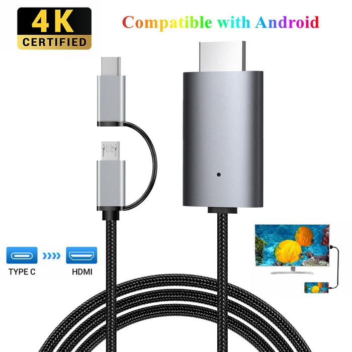 Usb Type C Android Micro Usb To Hdmi 2m 4k 1080p Micro Usb Type C To