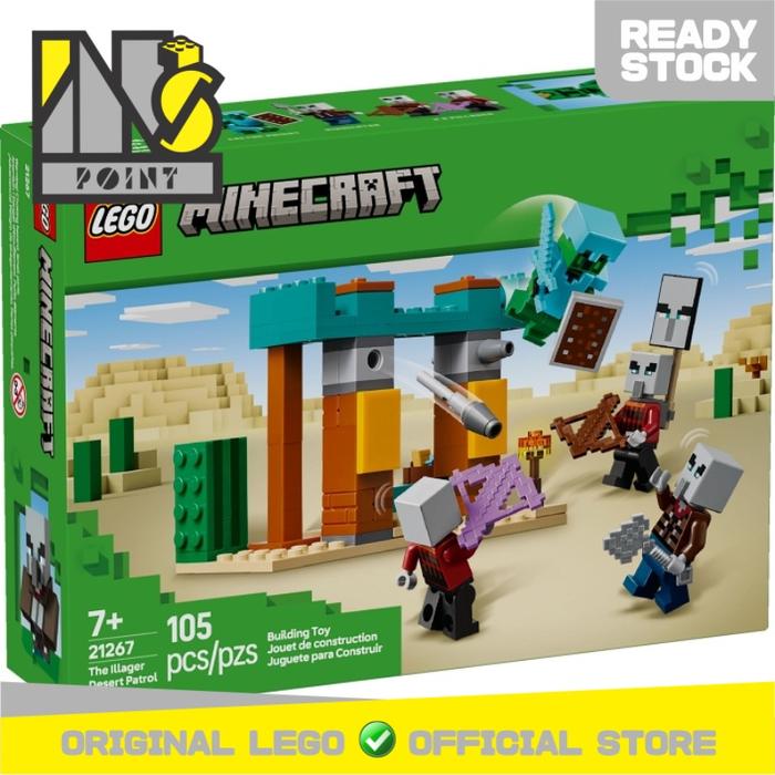 Gambar LEGO 21267 - Minecraft - The Illager Desert Patrol dari Ins Point undefined Tokopedia