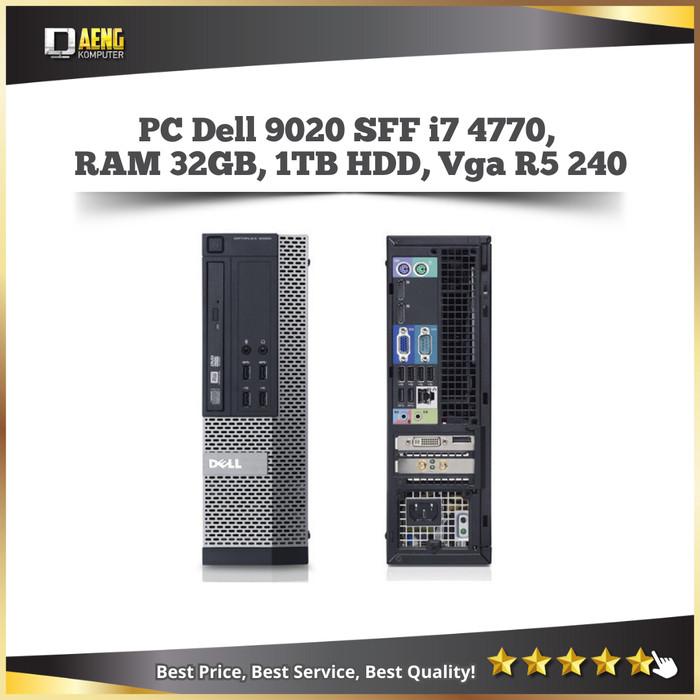 Cpu Pc Dell Optiplex 9020 Sff Haswell Intel Core I7 4770 340 Ghz Ram 32 Gb  Hdd Tb Vga Amd Radeon R5 240 Gb