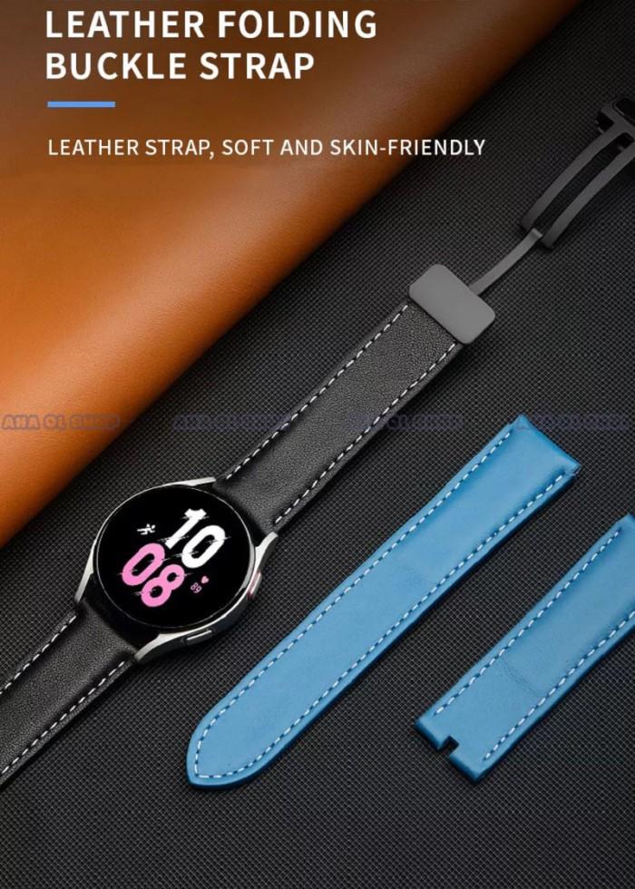 Jual Leather Magnetic Strap Samsung Galaxy Watch 40 44/5 Pro 45